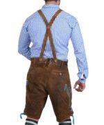 Traditional Bavarian Lederhosen Brown
