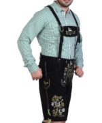 Albert Black Bavarian Lederhosen
