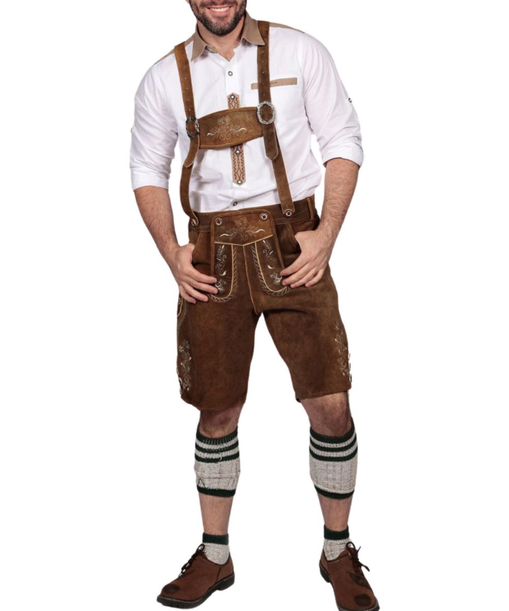 Arend Brown Bavarian Lederhosen
