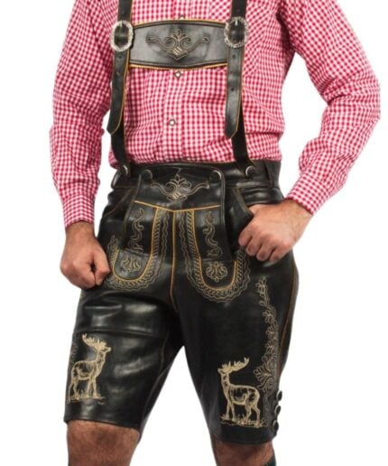Armin Black German Lederhosen