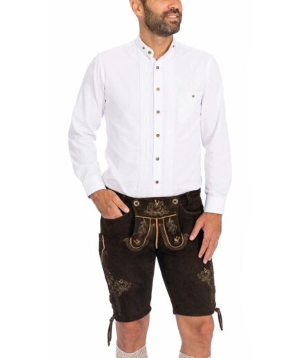 Christoph Dark Brown Lederhosen