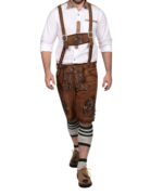 Dagobert Brown Bavarian Lederhosen