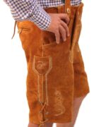 Erich Cognac German Lederhosen