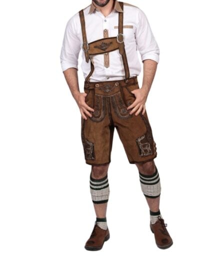 Heinrich Brown Bavarian Lederhosen