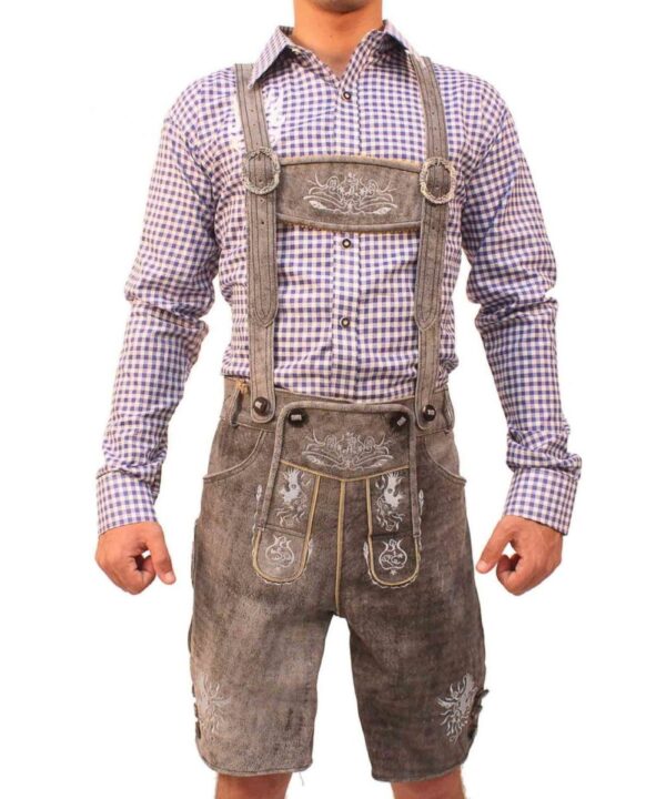 Ignaz Grey Bavarian Lederhosen
