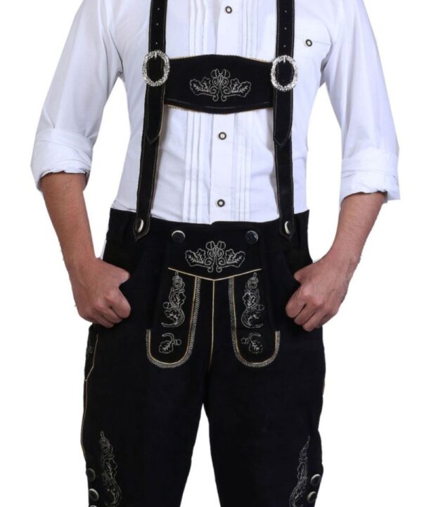 Isidor Black Bavarian Lederhosen