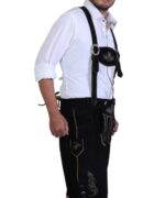 Isidor Black Bavarian Lederhosen