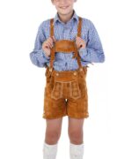 Jonas Light Brown Lederhosen