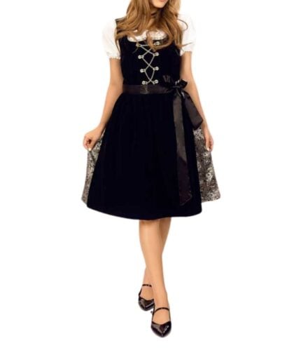 Lilly Black Bavarian Dirndl