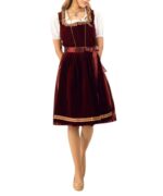 Mathilda Maroon German Dirndl