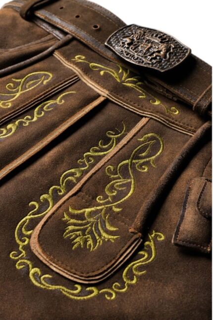 Matteo Brown Bavarian Lederhosen