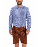 Men's Checkered Blue Shirt