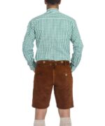 Men's Checkered Green Shirt
