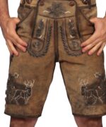 Pankraz Brown Bavarian Lederhosen