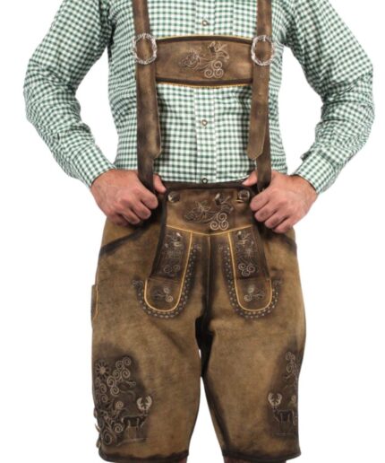 Reinhard Brown German Lederhosen