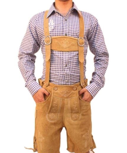Rolf Light Brown Lederhosen