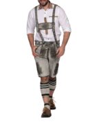 Urs Grey Bavarian Lederhosen