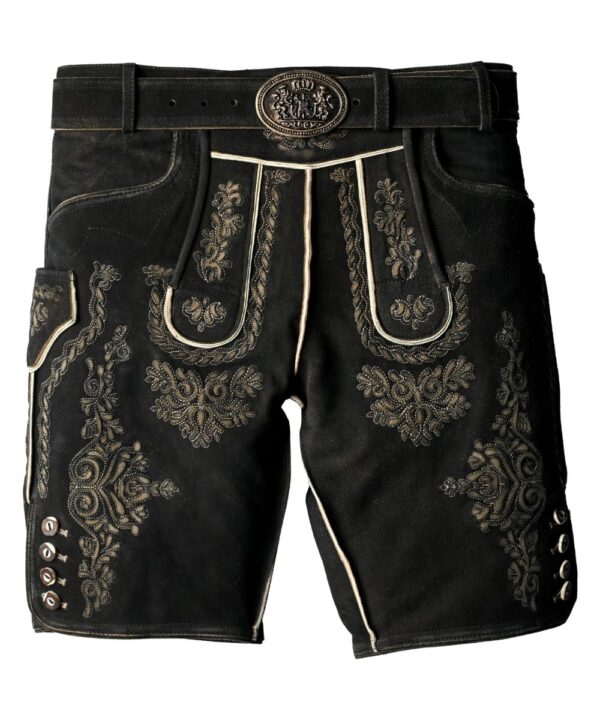 Men's Alpine Lederhosen Charcoal