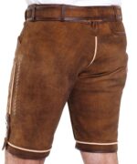Rustic Brown Vintage Bavarian Lederhosen