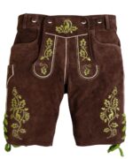 Traditional German Lederhosen with Genuine Leather